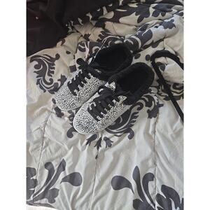 Rampage Faux Fur Lined Cheetah Spot Sneakers Women's Size 8M